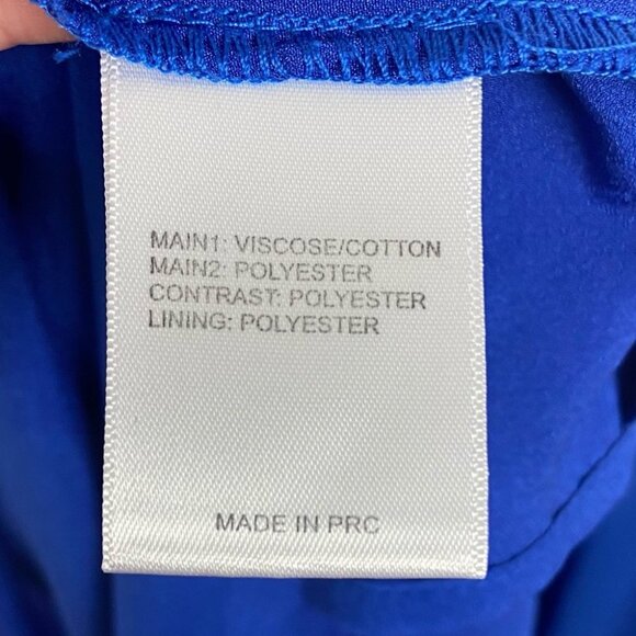 Revolve Keepsake Speed of Sound Maxi Dress Blue Size Medium Sheer Bridesmaid M - Picture 9 of 10